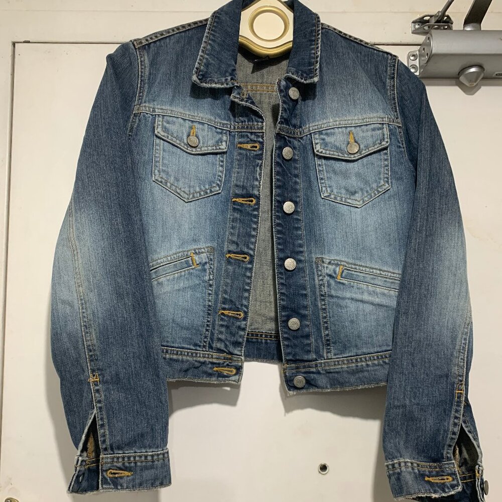 VINTAGE POLO JEANS CO. RALPH LAUREN DENIM JACKETS SIZE M